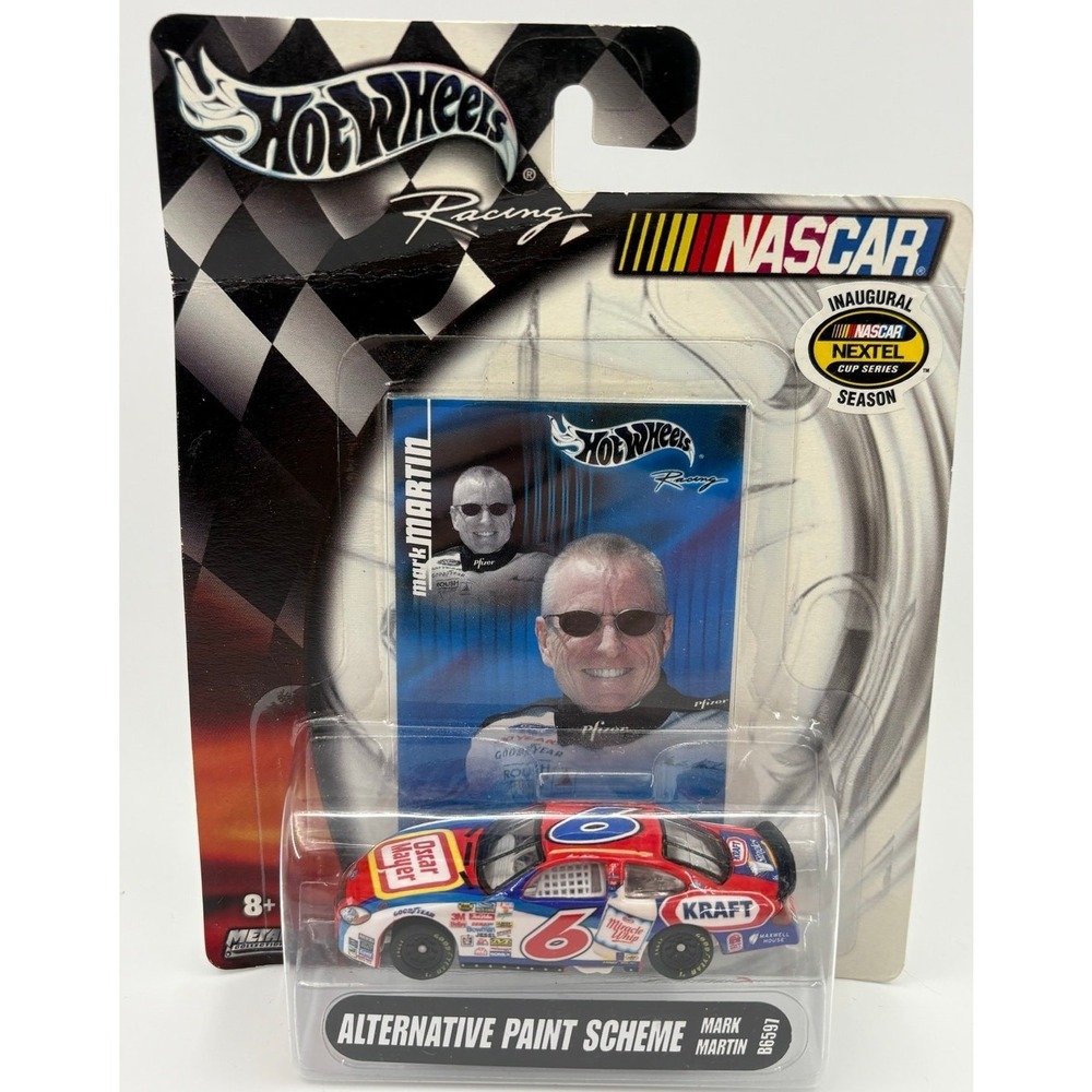 Hot Wheels Racing 1:64 Die-Cast Car‎ Mark Martin Alternative Paint Scheme NASCAR